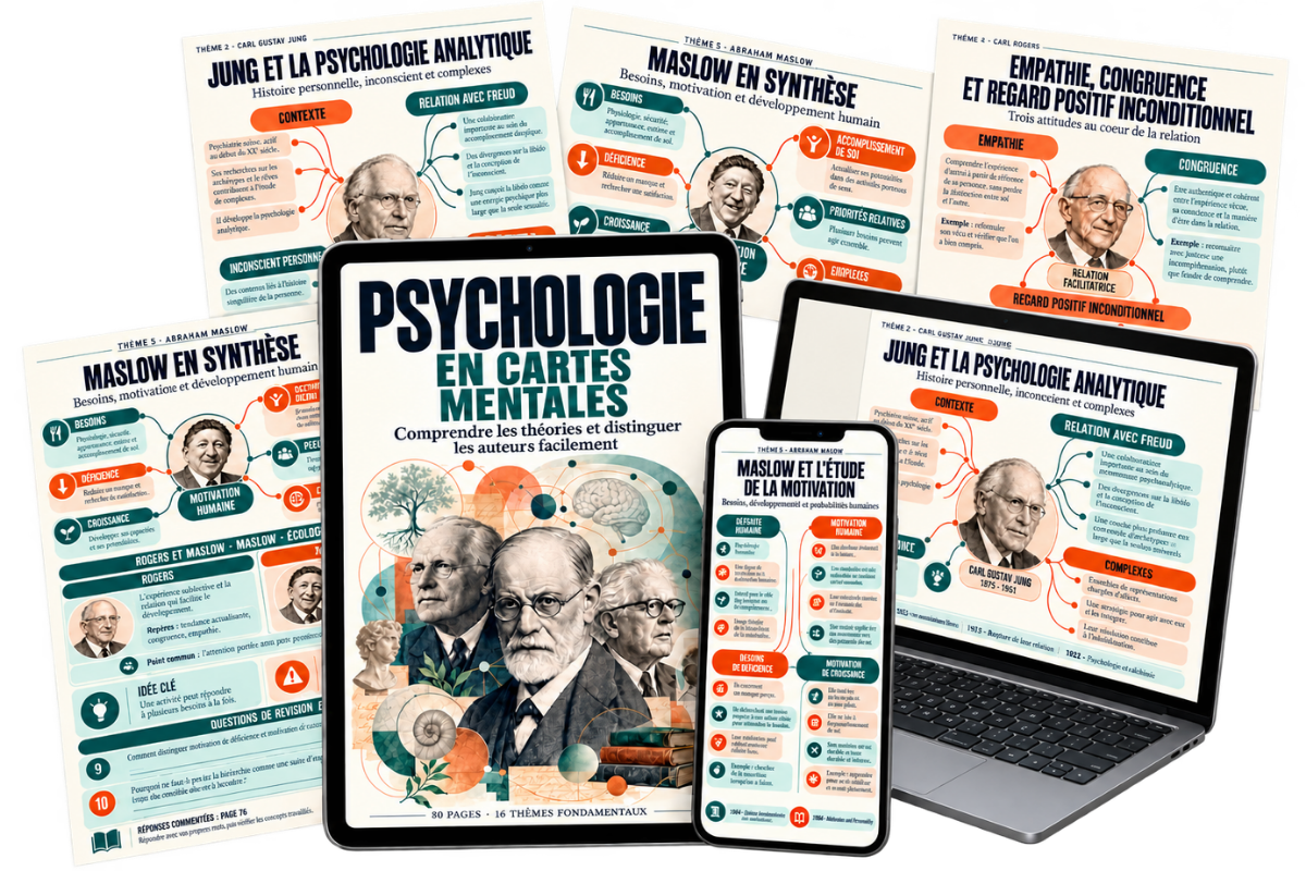 Psychologie en Cartes Mentales : pages du support