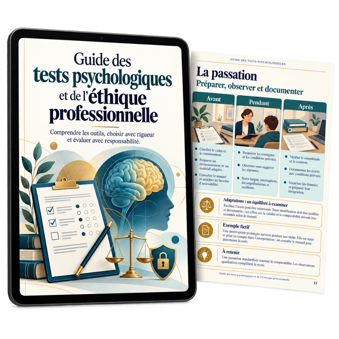 Guide des tests psychologiques et de l’éthique professionnelle