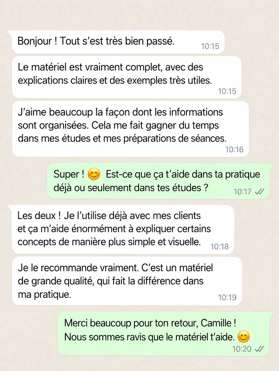 Témoignage d’une étudiante