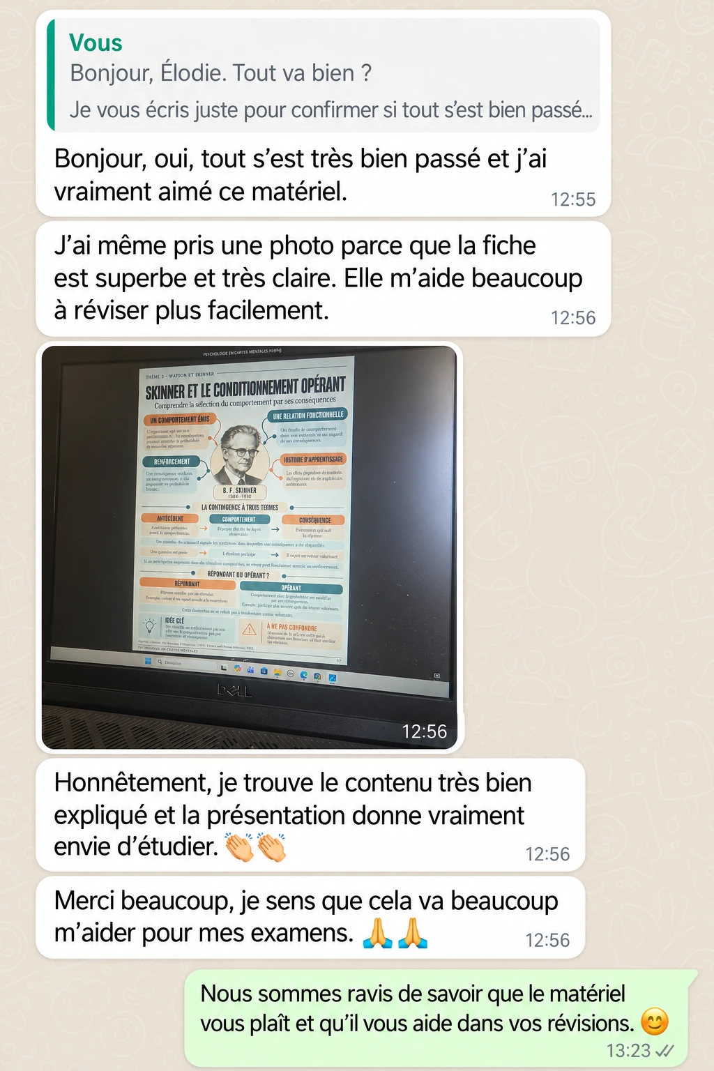 Témoignage d’une étudiante