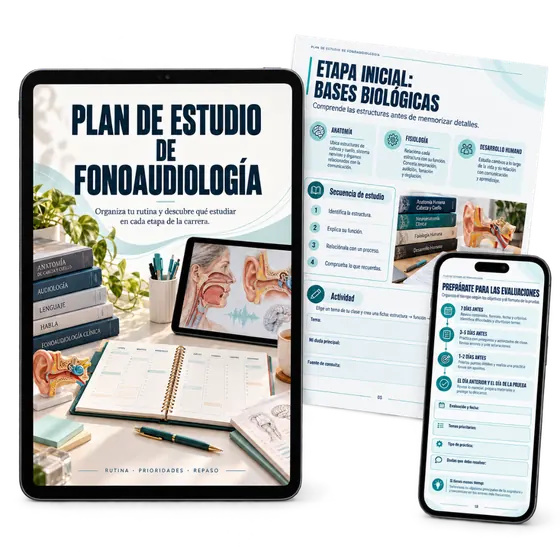 Bono Plan de estudio de fonoaudiología