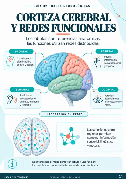 Página: Corteza cerebral y redes funcionales