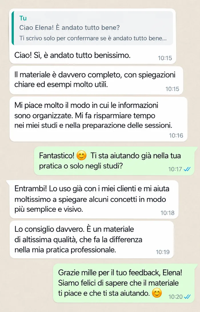 Testimonianza di una studentessa